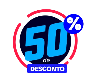 50% de desconto