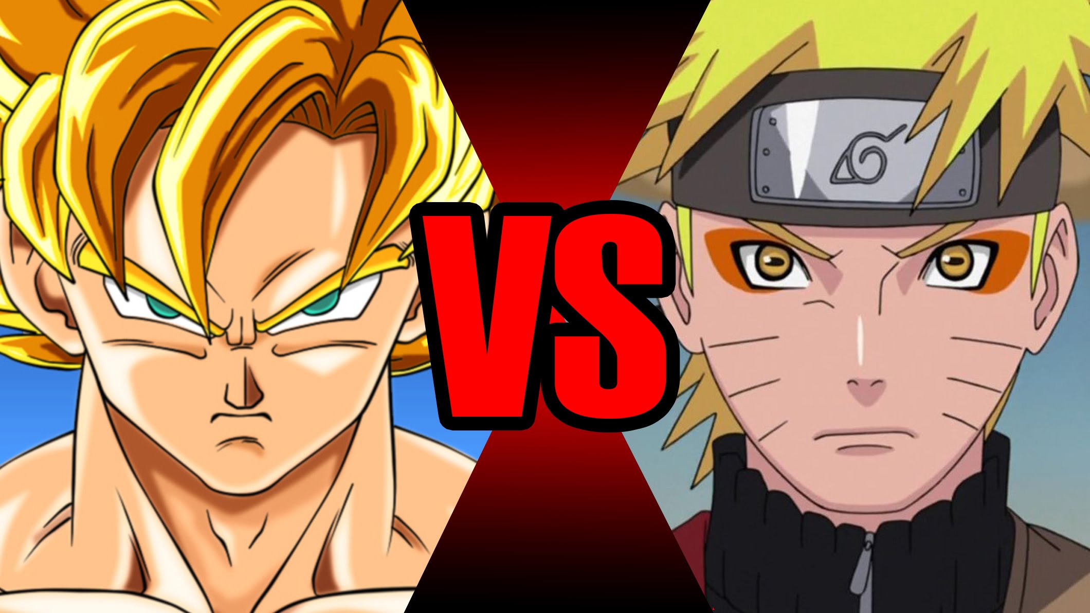Goku contra Naruto lutam até a morte. Quem vencerá?