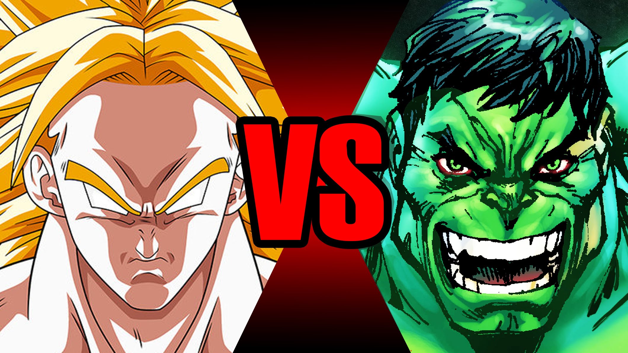 Broly vs Hulk em uma batalha mortal. Quem vence?
