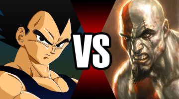 Vegeta vs Kratos em uma batalha mortal