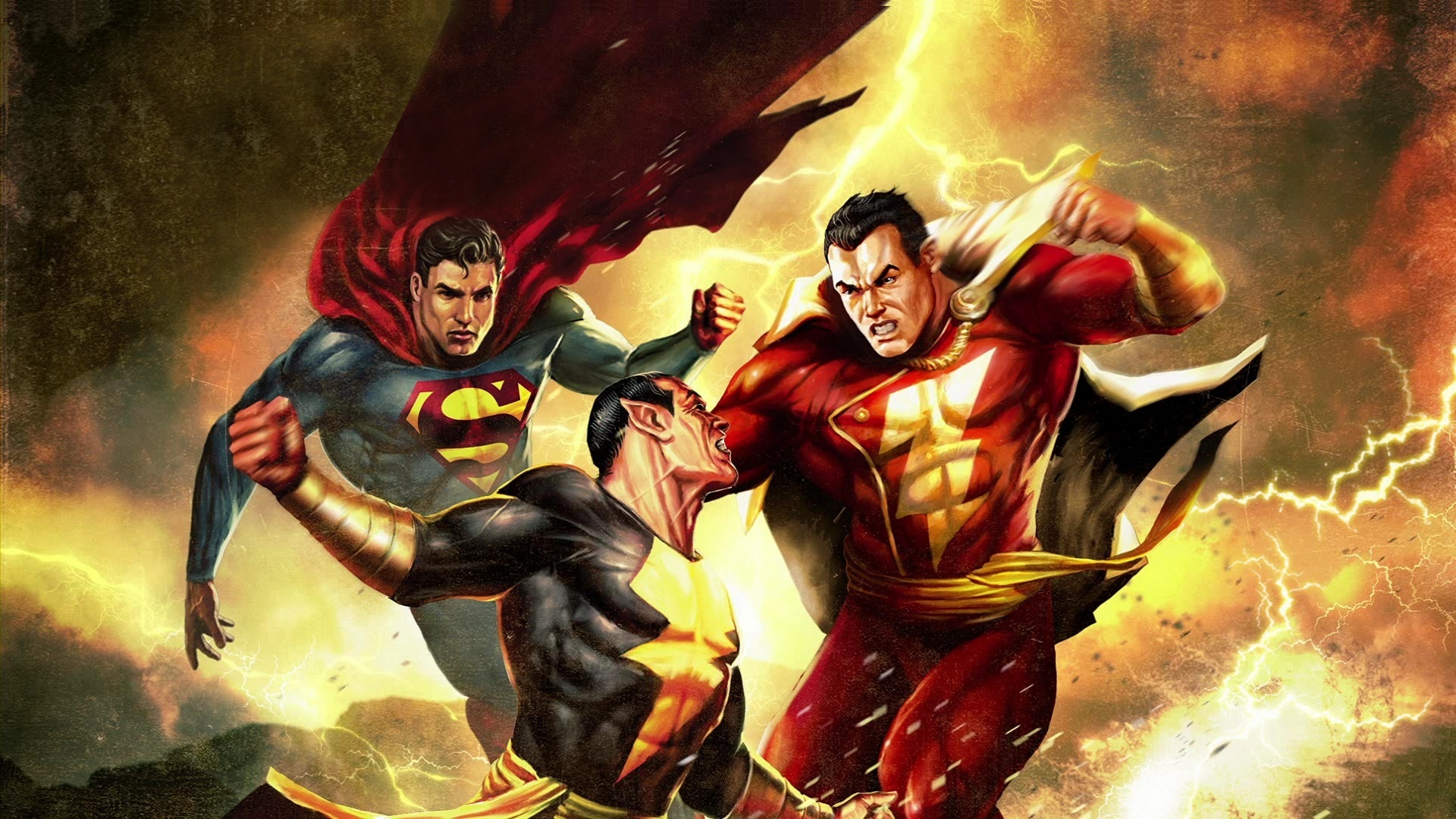 Investigação Shazam e Adão Negro.
