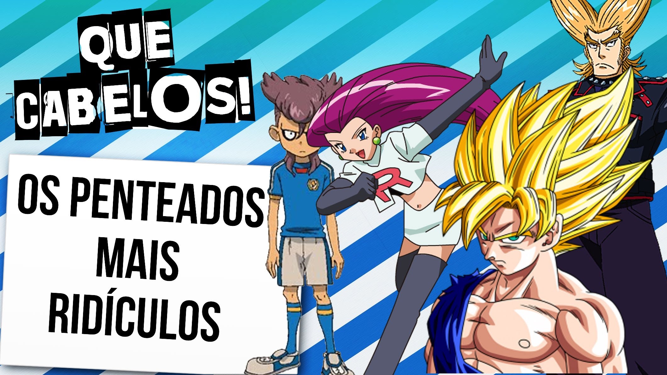 Top 10 penteados mais ridículos dos animes