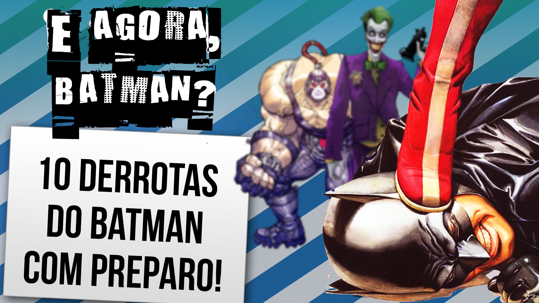 10 personagens que espancaram o Batman