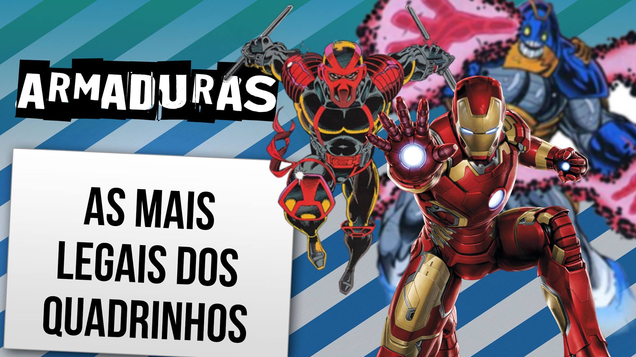 As armaduras mais legais dos quadrinhos