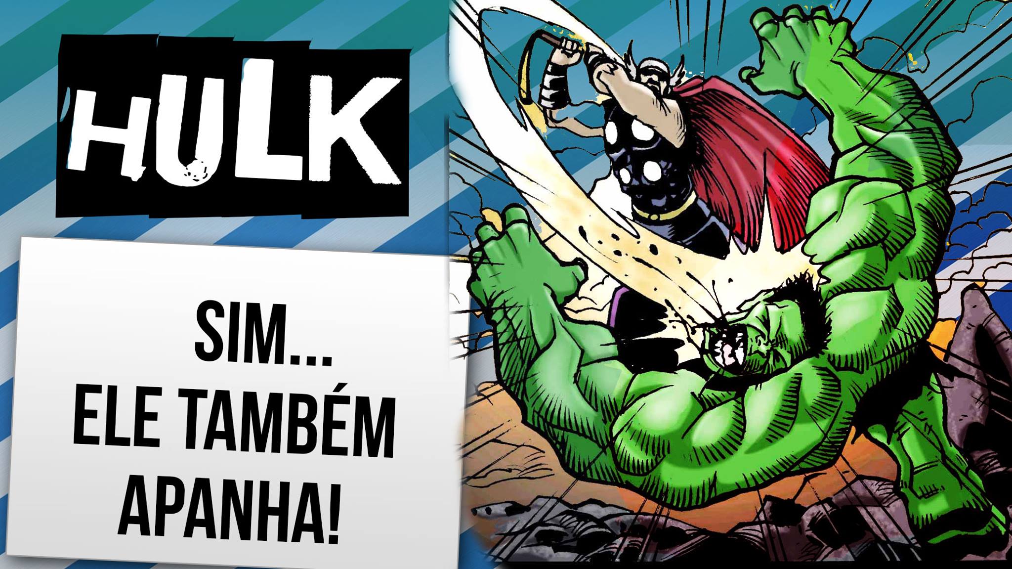 12 vezes que chutaram a bunda verde do hulk