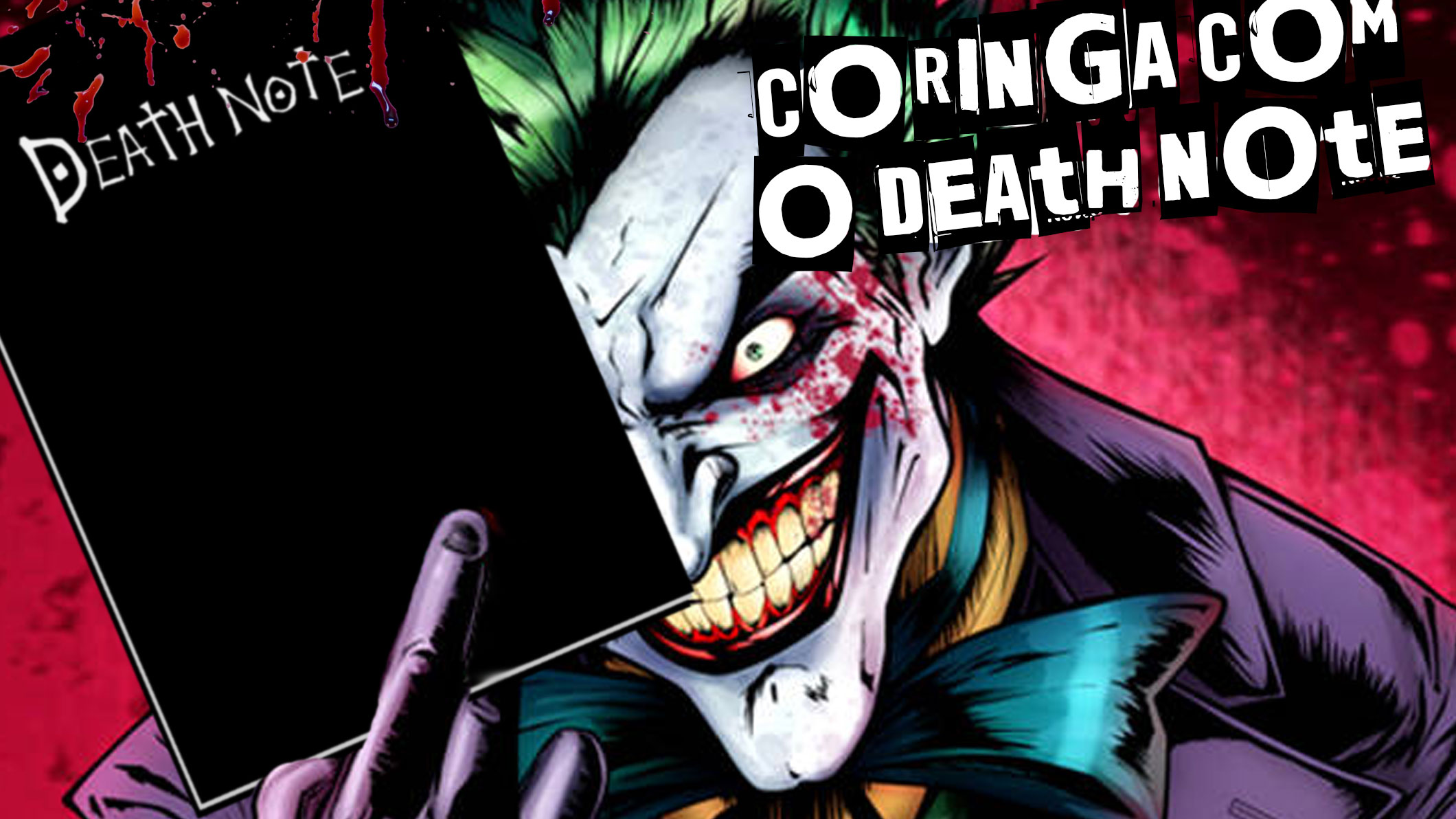 E se o Death Note caísse nas mãos do Coringa