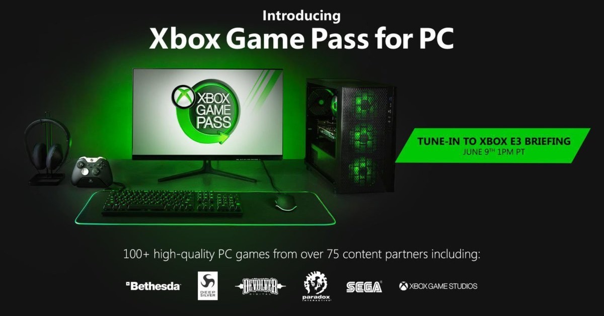 Microsoft lançará Game Pass, sua Netflix dos games, para PCs