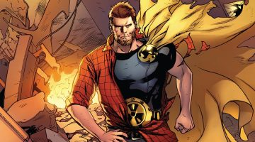 Hyperion em meio à destruição em nova revista