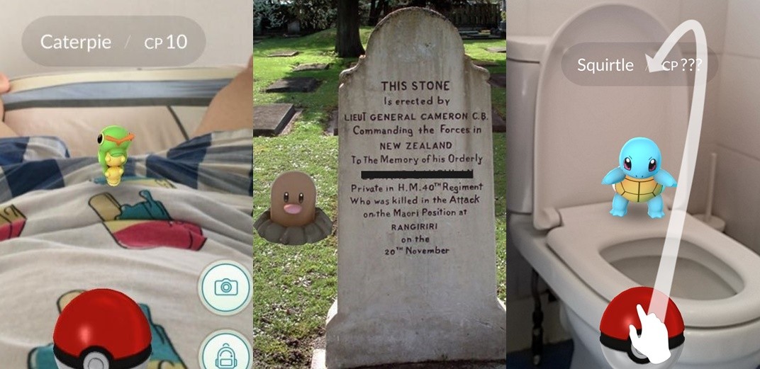 10 aparições inusitadas de pokémon em ‘Pokémon Go’