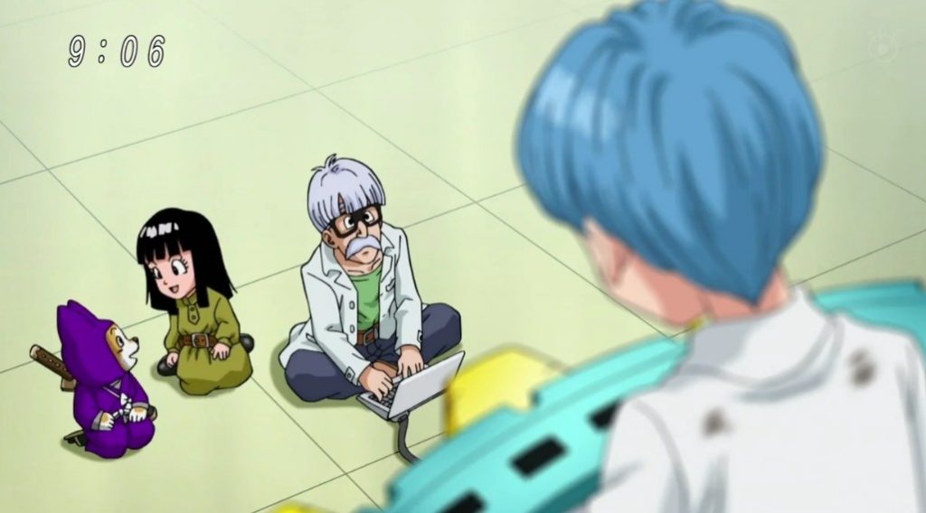 A máquina do tempo de trunks e bulma