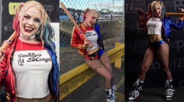 Cosplayer da Arlequina impressiona por semelhança com Margot Robbie