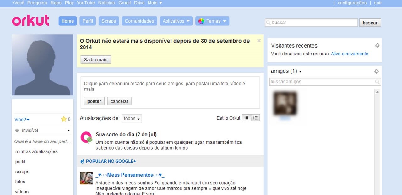 Orkut retorna em aplicativo feito por fãs e a web comemora; entenda