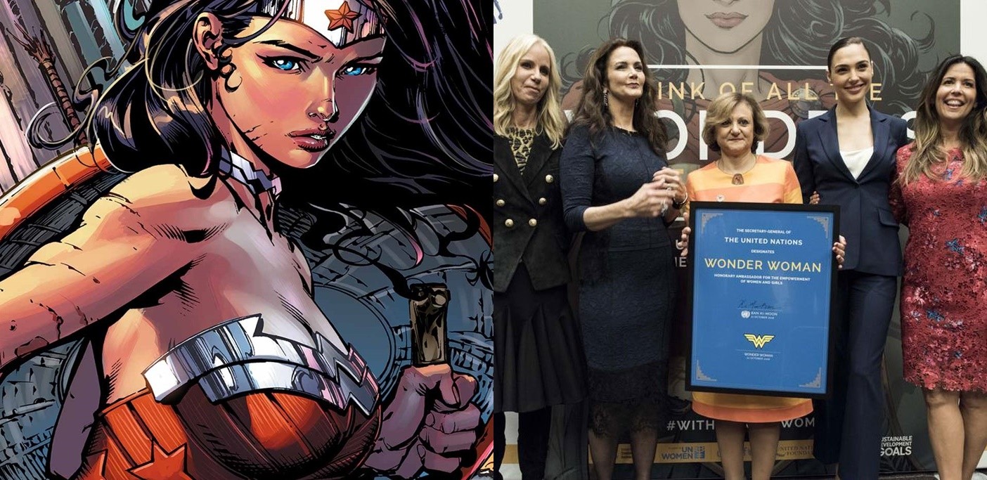 Mulher-Maravilha vira embaixadora da ONU pelos direitos femininos