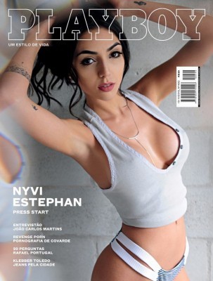 Público escolhe capa da Playboy com a youtuber gamer Nyvi Estephan