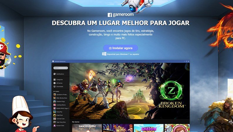 Facebook lança plataforma de jogos online para competir com a Steam