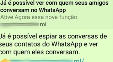 Cuidado: novo golpe do WhatsApp ‘promete’ funcionalidade espiã