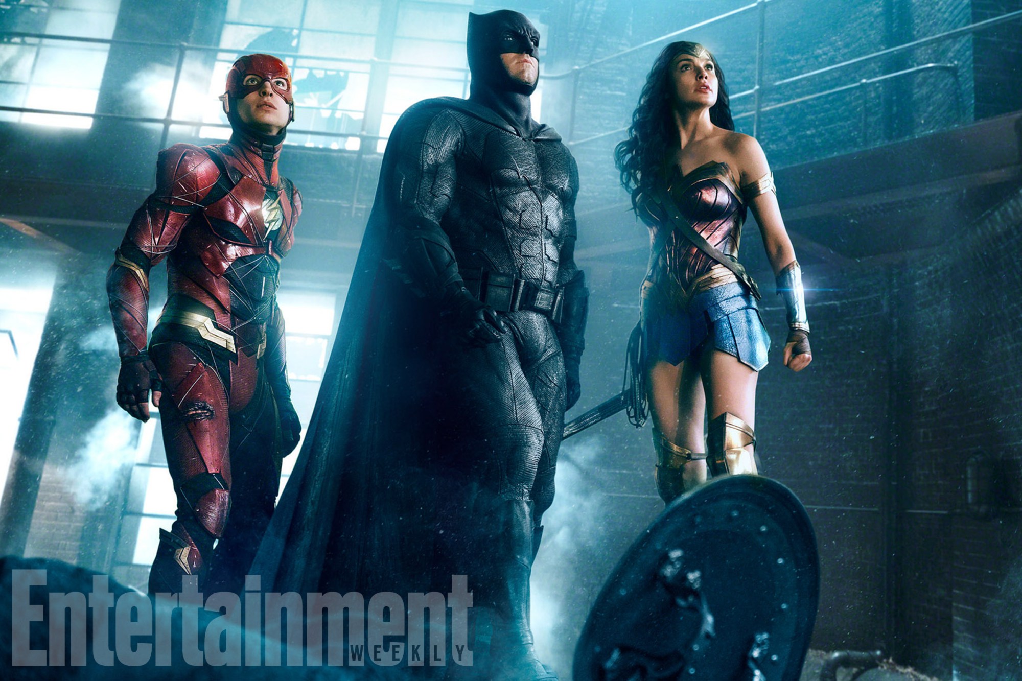 Flash, Batman e Mulher-Maravilha aparece em nova imagem de Liga da Justiça