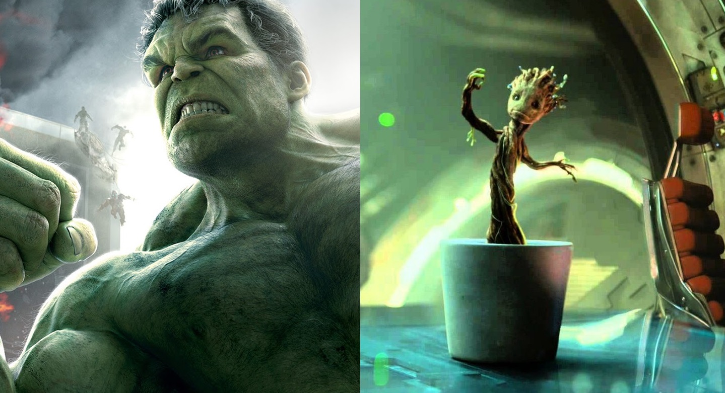 Hulk e Groot podem ter batalha em Vingadores: Guerra Infinita