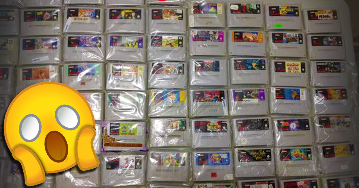 Pacote de jogos de SNES avaliado em US$ 10 mil é encontrado