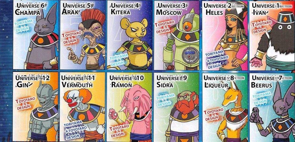 Imagens dos Deuses da Destruição de Dragon Ball Super são divulgadas