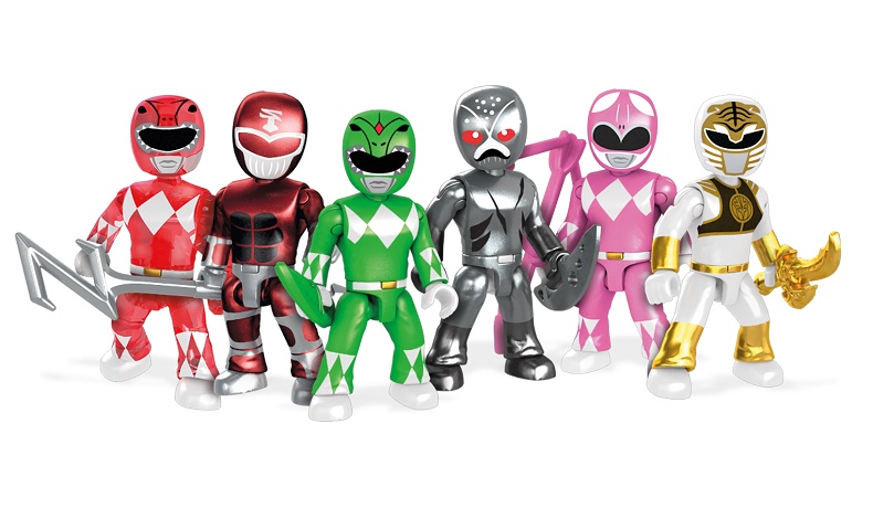 Power Rangers ganha linha colecionável de blocos de montar