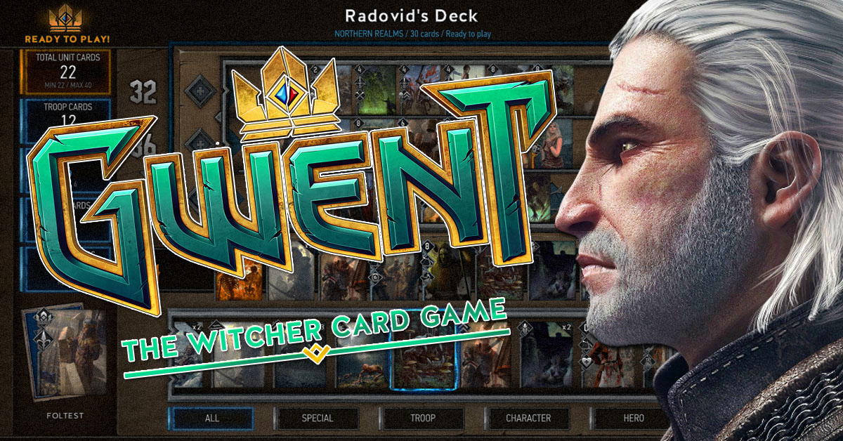 Gwent: beta do jogo de cartas de The Witcher começa esta semana