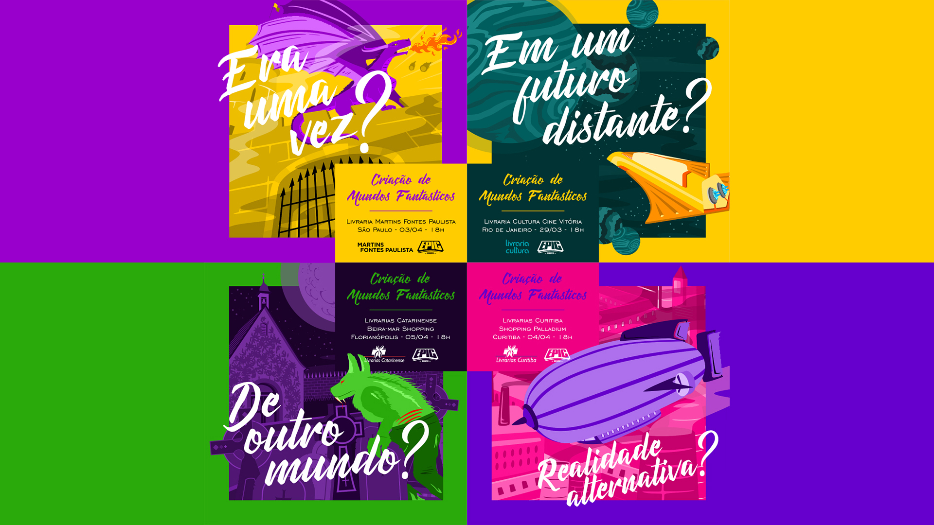 Criação de Mundos Fantásticos: Evento Itinerante do Grupo Epic
