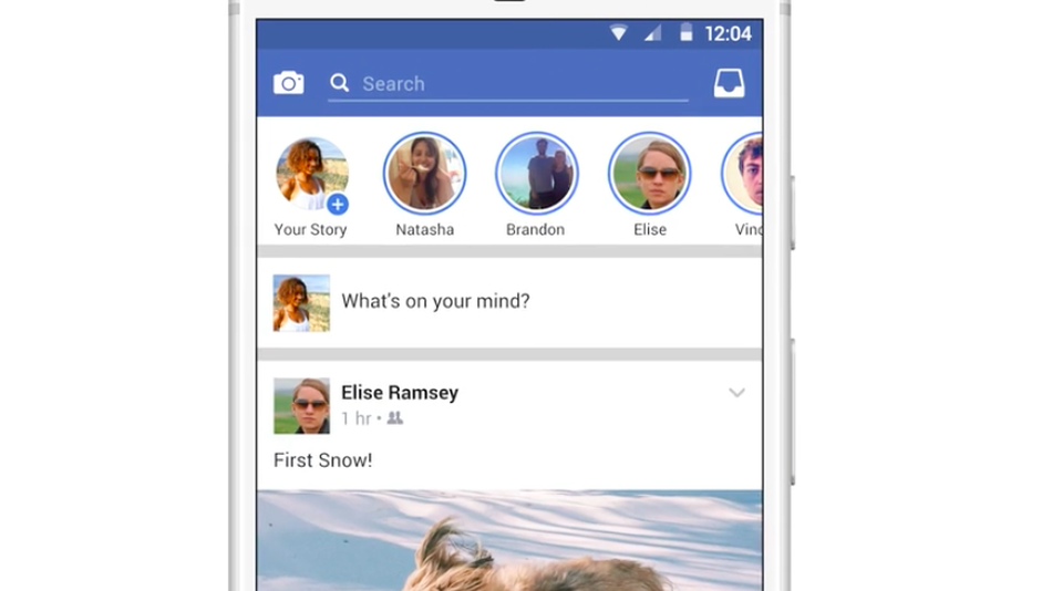 Facebook também ganha função Stories, que está em fase de testes