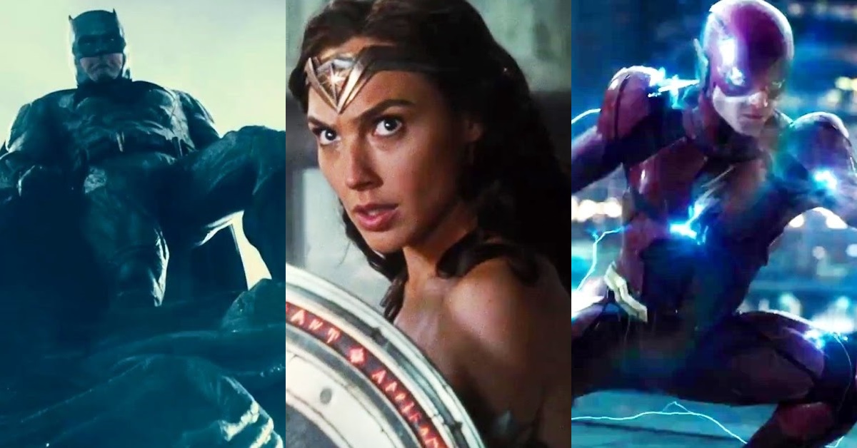 Teasers de Liga da Justiça mostram Batman, Mulher-Maravilha e Flash