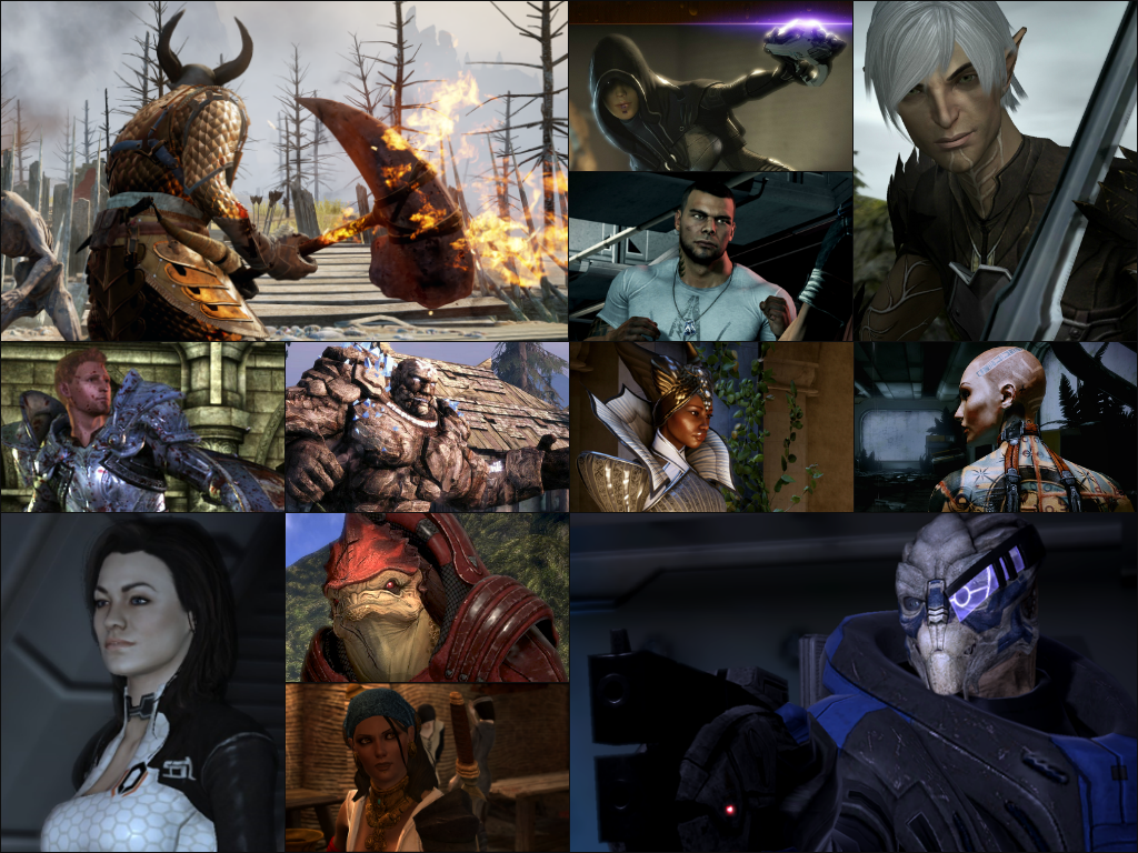 Top 43 companions de Mass Effect e Dragon Age