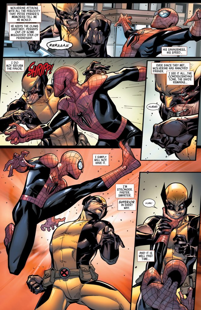 wolverine vs homem-aranha