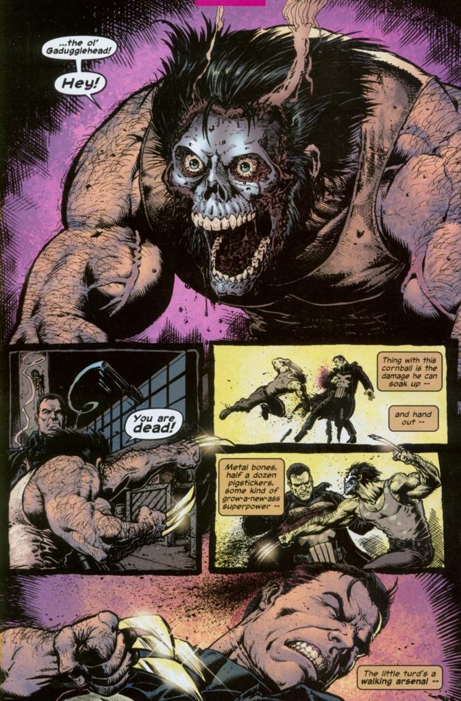 wolverine vs justiceiro