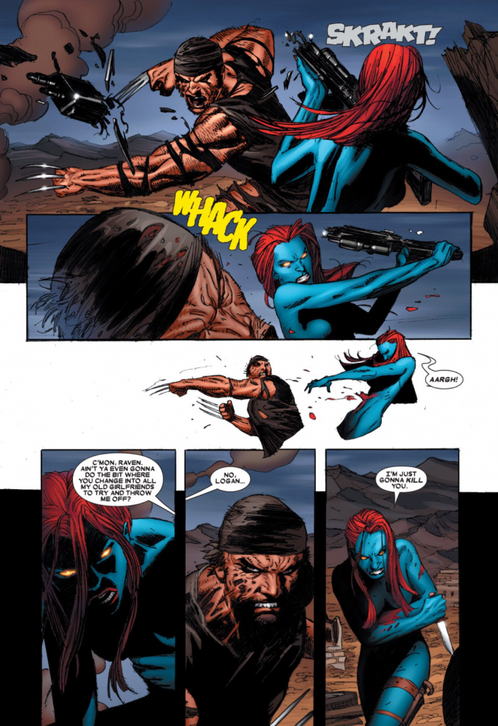 wolverine vs mística