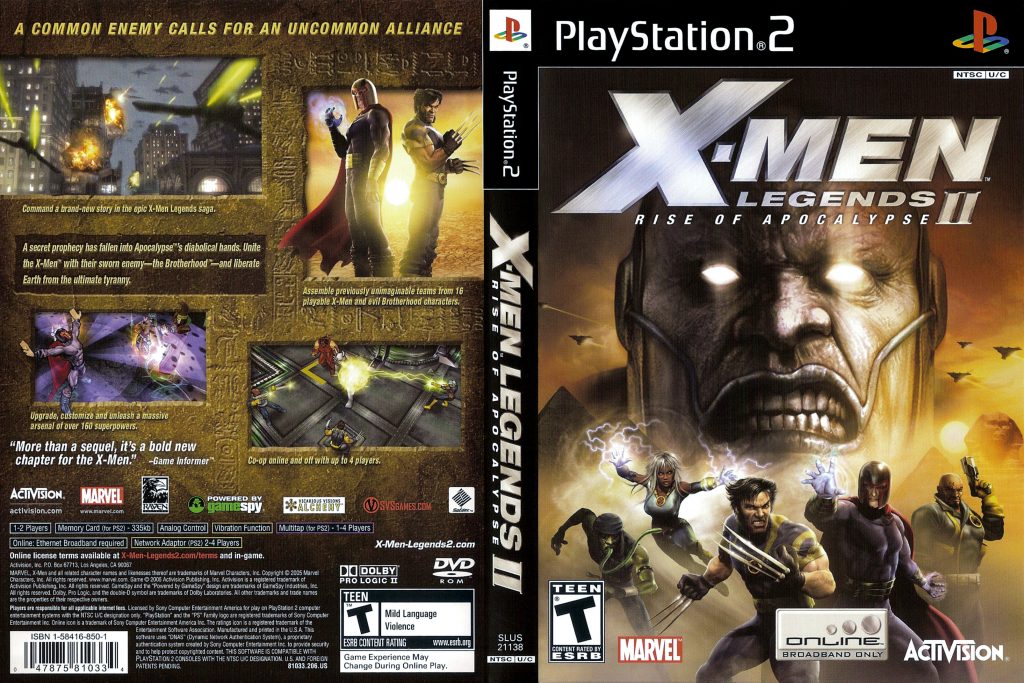 x-men legends 2 rise of apocalypse
