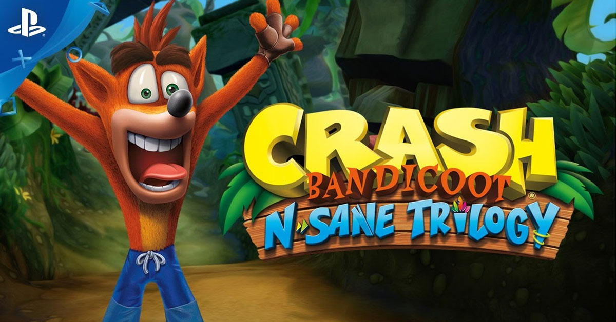 Assista ao gameplay do remaster da trilogia de Crash Bandicoot