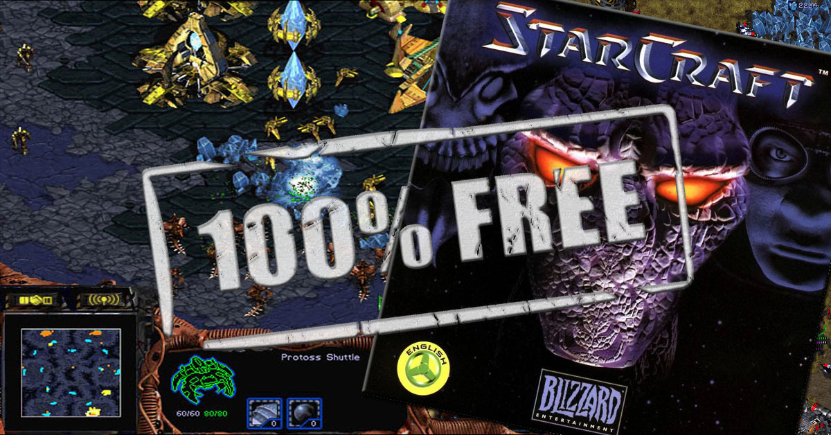 Starcraft, clássico de estratégia da Blizzard, pode ser baixado de graça