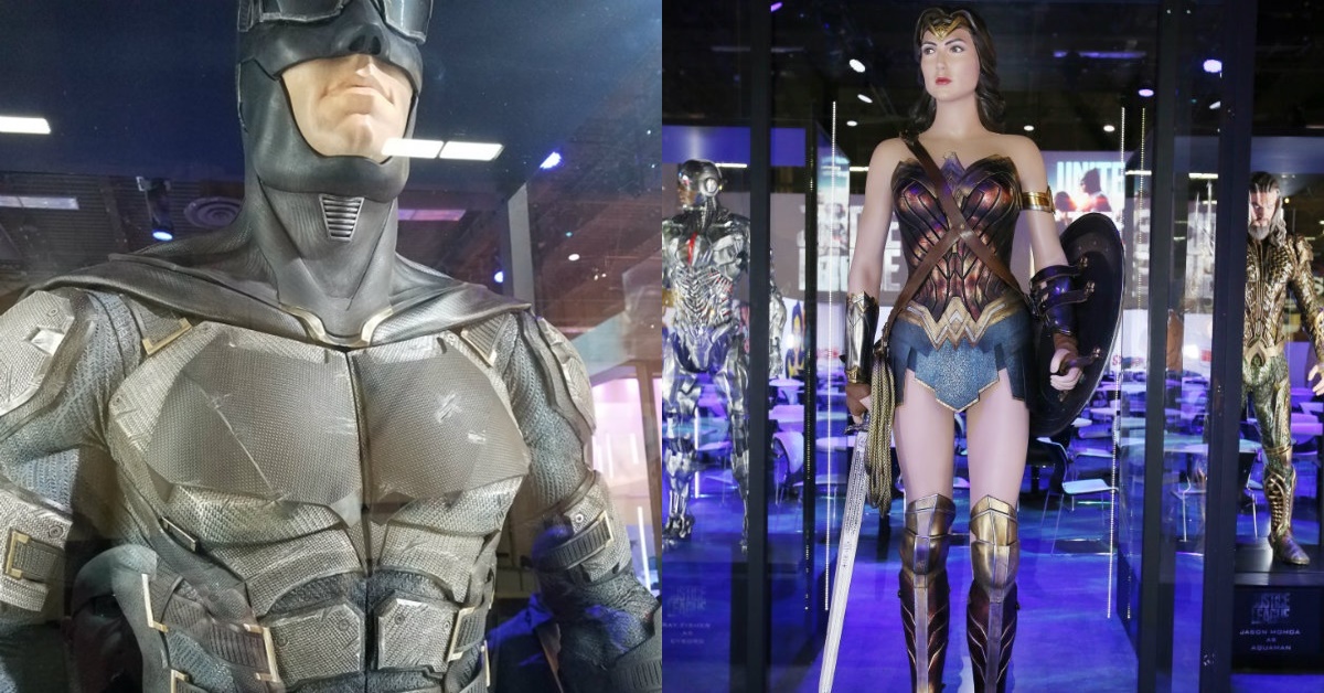Exposição mostra trajes usados nas filmagens de Liga da Justiça; veja