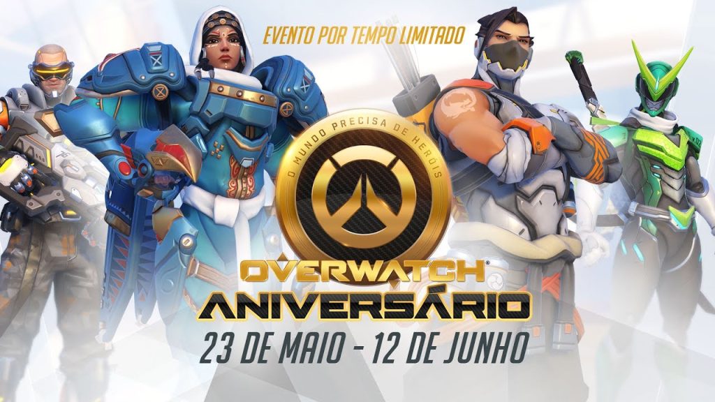 Overwatch tem evento de aniversário com novos mapas, skins e surpresas