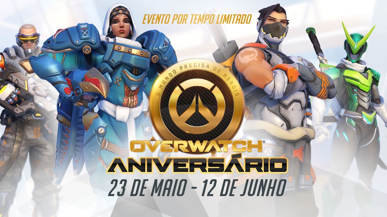 Overwatch tem evento de aniversário com novos mapas, skins e surpresas