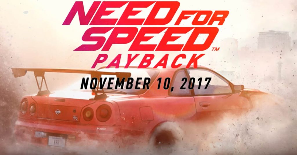 Need For Speed: Payback ganha data de lançamento e trailer
