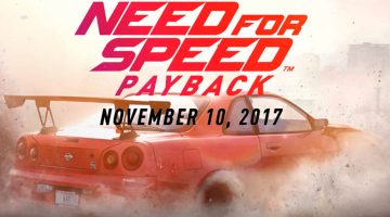 Need For Speed: Payback ganha data de lançamento e trailer