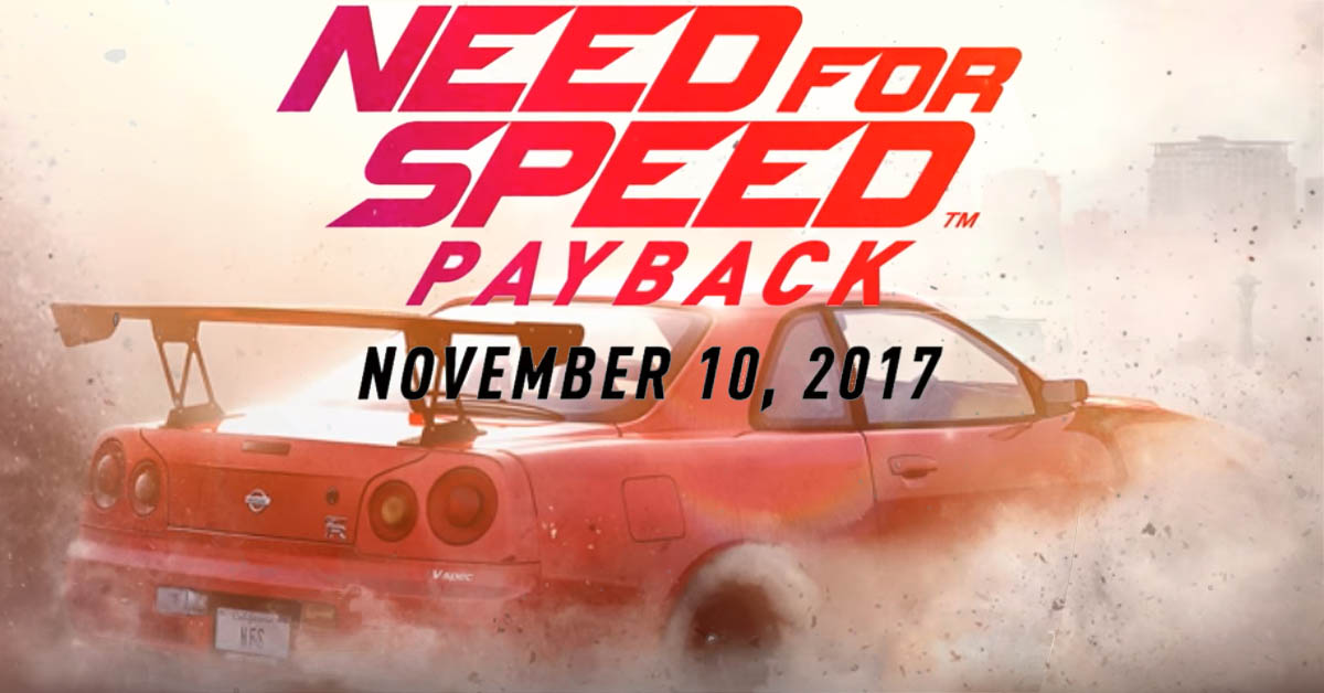 Need For Speed: Payback ganha data de lançamento e trailer