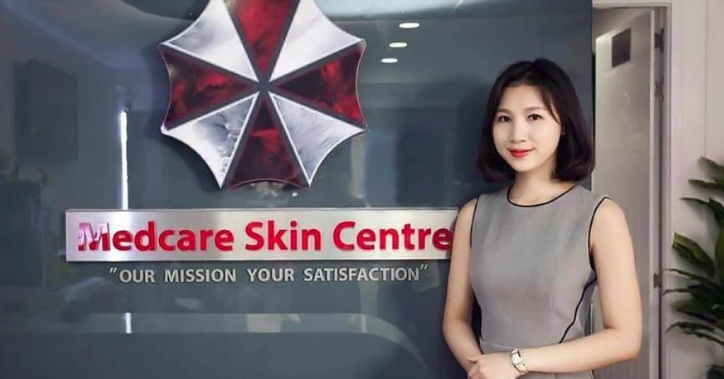 Logo da Umbrella Corporation de Resident Evil é usado em clínica real