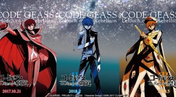 Code Geass recebe novos filmes e dois animes spin-off ainda em 2017