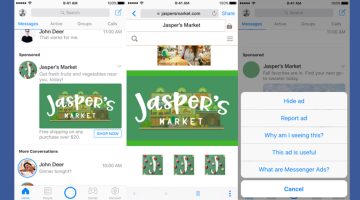 Facebook Messenger começa a testar propagandas dentro do chat