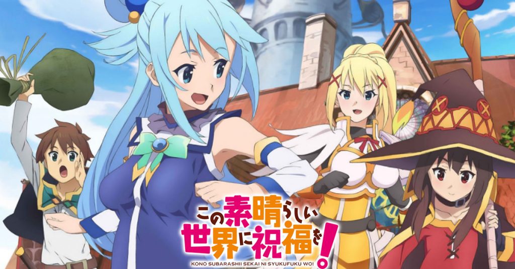 Série de comédia KonoSuba recebe um novo projeto de anime