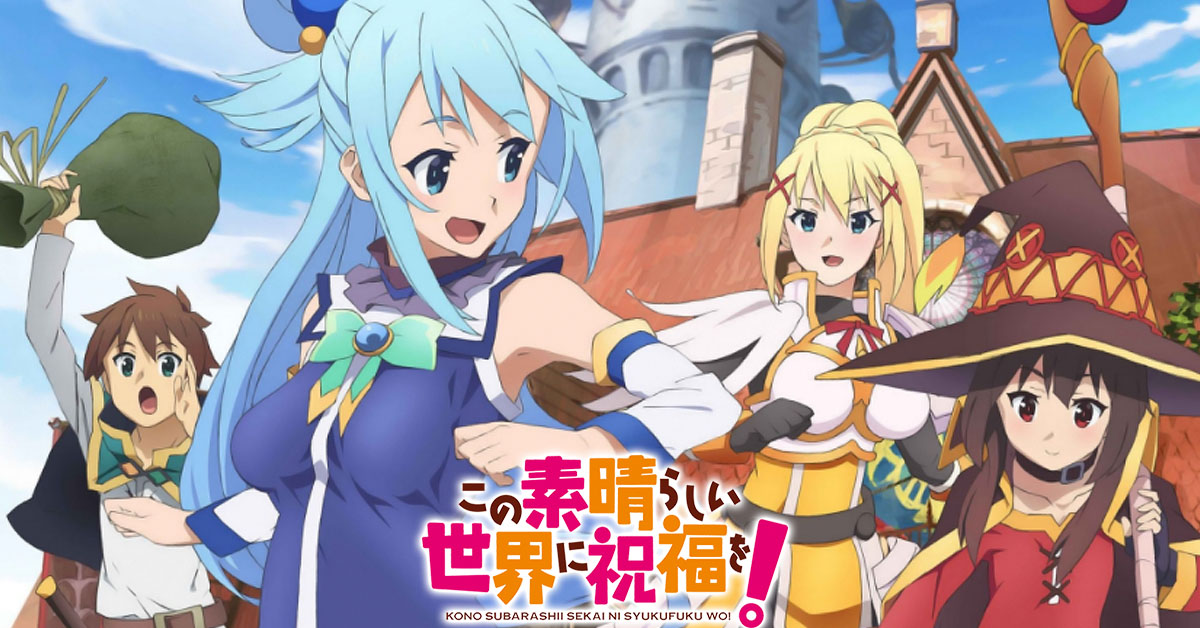 Série de comédia KonoSuba recebe um novo projeto de anime