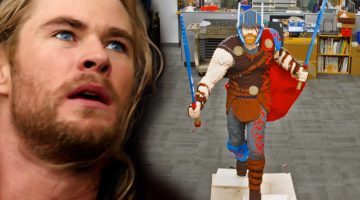 LEGO divulga um vídeo da construção de um Thor em tamanho real