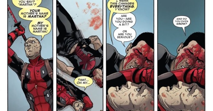 Quadrinho de Deadpool faz piada com cena de Batman vs. Superman
