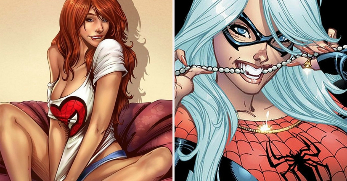 15 personagens que já se envolveram romanticamente com o Homem-Aranha